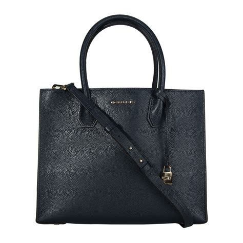 michael kors white and navy bag|Michael Kors shoulder bag blue.